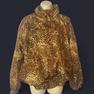 Women's Leopard Print Puffer Jacket